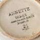 Earthenware cup from Sarreguemines Digoin model Annette