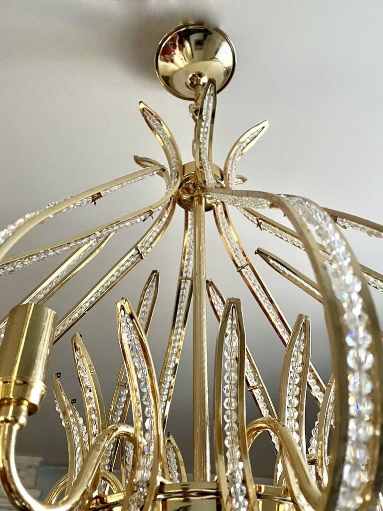 Italian crystal lustre, 1990