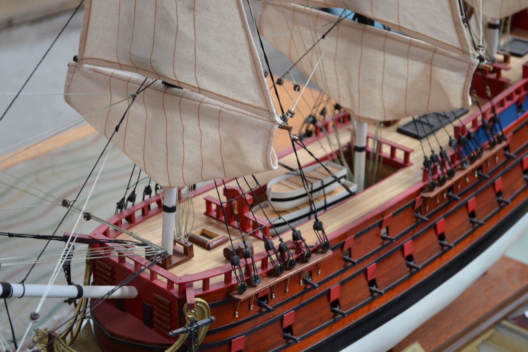 Model ship - the Unicorn