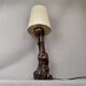Portuguese handmade vine wood table lamp
