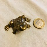 Small brass frog