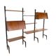 Vintage wall unit with two desks by Louis van Teeffelen for Wébé, 1950s