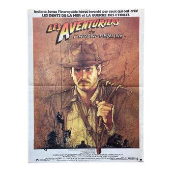 Original cinema poster "Raiders of the Lost Ark" Indiana Jones 1981