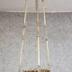 Large Napoleon III period chandelier in bronze and gilt brass