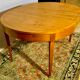 Oval table in cherry style Directoire with 3 extensions, 10 people.