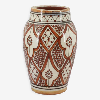 Ancient Moroccan safi vase