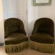 Pair of toad armchairs