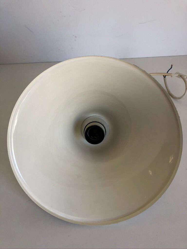 White metal pendant light by Vrieland Design, Made in Holland