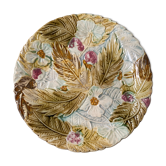 Assiette en barbotine