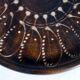 Large vintage platter in glazed pottery