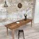 Table de ferme vintage en bois brut