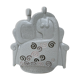 Couple gris, ceramiche chiminazzo, 1970