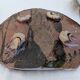 Georges Sybesma three stoneware ceramic dishes circa 1990/2000