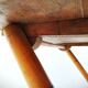 Table pliante bambou et tissu