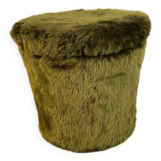 Pelfran vintage storage basket, pouf