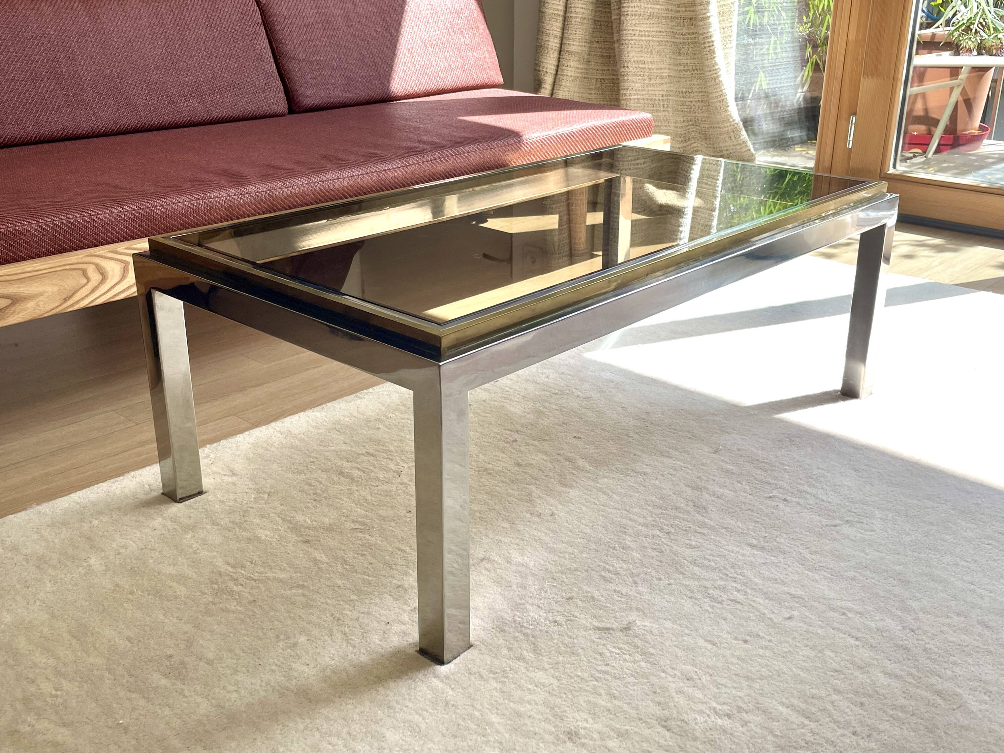 Willy Rizzo coffee table - Flaminia model - 1970s