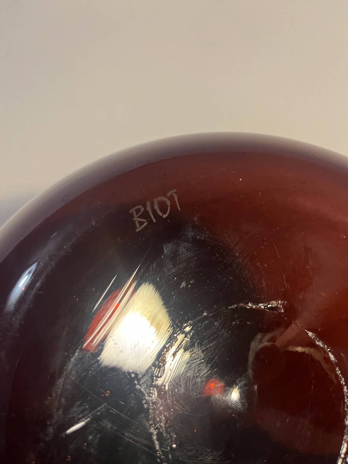 Demijohn carboy vase glassware BIOT France