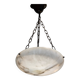 Suspension en albâtre, diamètre 30 cm. Swedish Grace, années 1920.