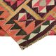 Turkish Handwoven Vintage Herki Kilim 92 cm x 335 cm