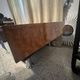 Rectangular coffee table in elm burl