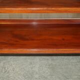 Chariot bibliothèque en acajou circa 1840 à trois niveaux