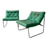Paire de fauteuils vintage