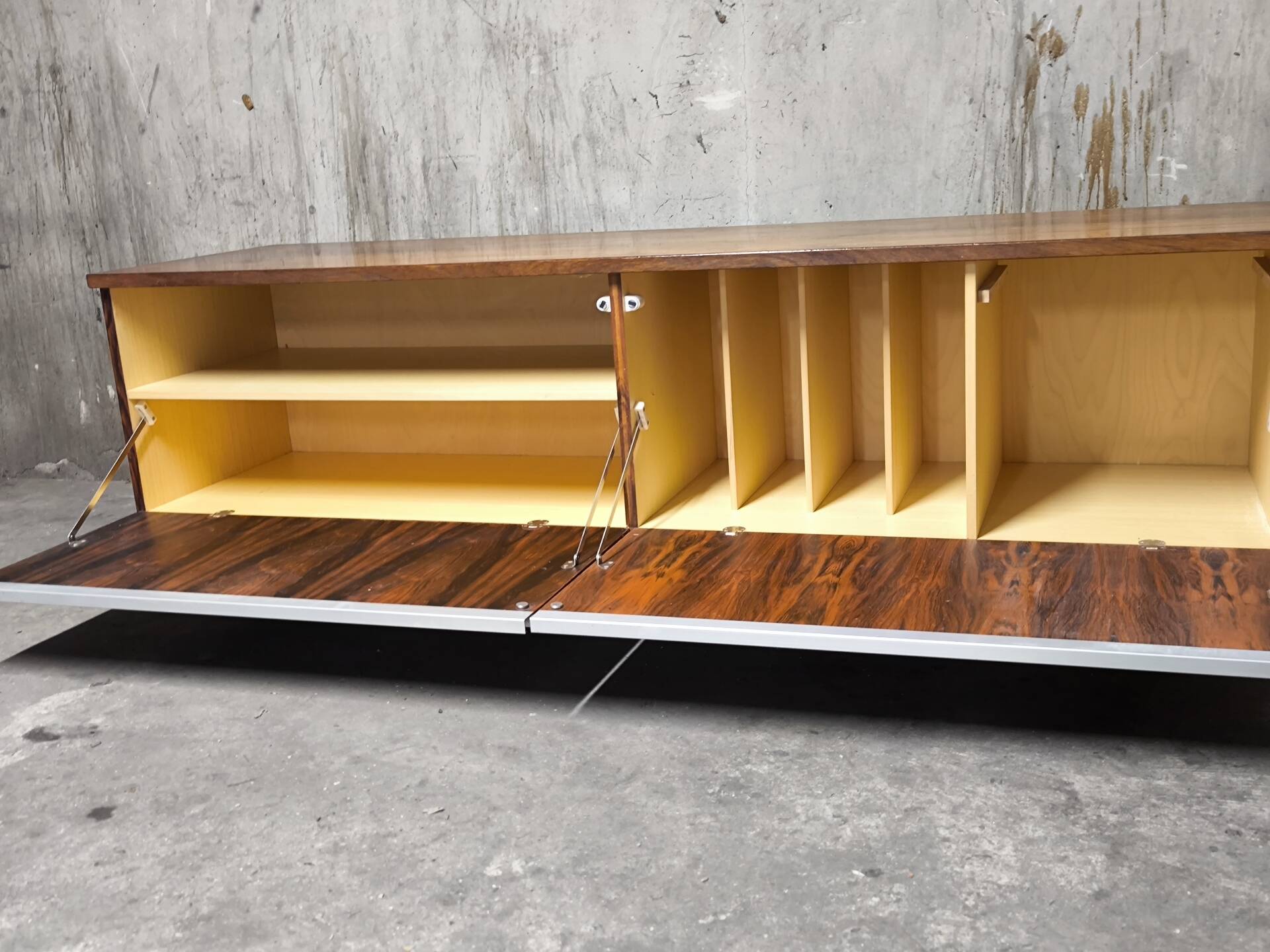 Vintage Scandinavian enfilade from the 1960s in rosewood.