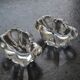 Paire de salerons cristal