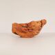 Large organic bowl made of Scandinavian burl wood, modern Swedish, folk art, circa 1960.