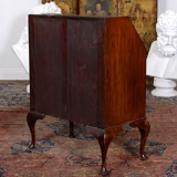 Antique Edwardian carved mahogany desk