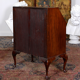 Antique Edwardian carved mahogany desk