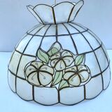 Mother-of-pearl and brass suspension