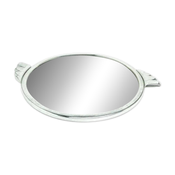 Plateau art déco r2h pour verres avec miroir