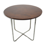 1940s Bauhaus Chrome Dining Table by Robert Slezak