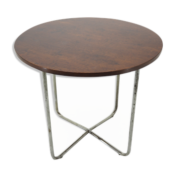 1940s Bauhaus Chrome Dining Table by Robert Slezak