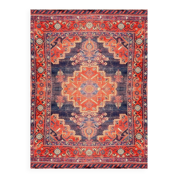 Oriental Rug Iran Afshar Neriz Antique Vase: 1.60 X 2.40 Meters