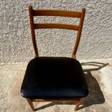 Set of 4 Scandinavian style teak chairs