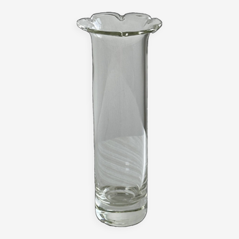 Vase fleur transparent