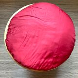 Pouf en rotin vintage