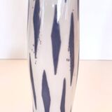 White and Blue Porcelain Vase by Jindřich Marek for Royal Dux, Czech Republ