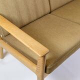 3-Person Sofa Model GE265/3 Made In Oak By Hans J. Wegner For Getama From 1960s
