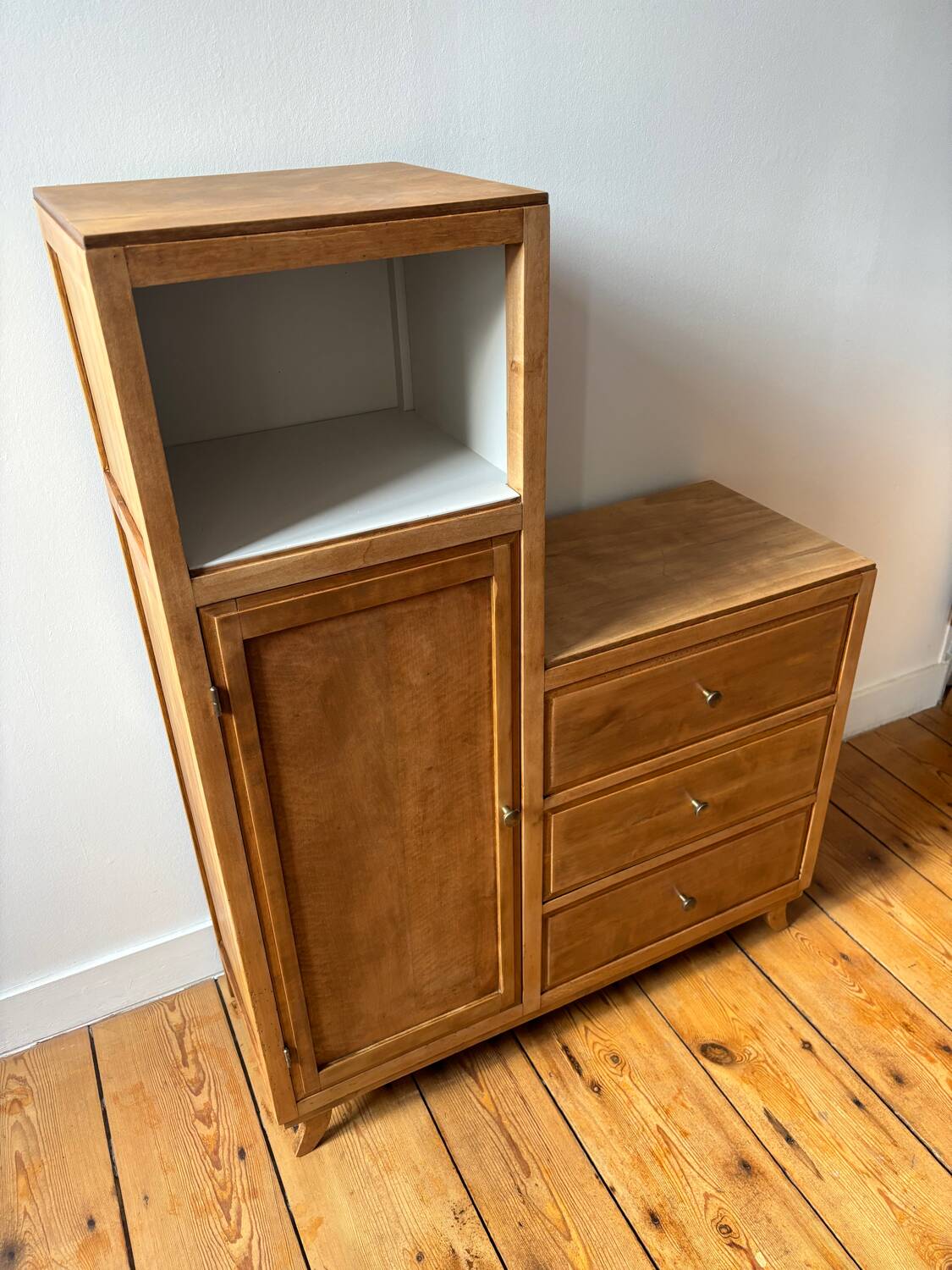 Vintage asymmetrical wardrobe