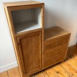 Vintage asymmetrical wardrobe