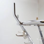 Vintage chrome coat rack with umbrella stand