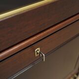 Mahogany showcase, Danish design, 1970s, production: Denmark