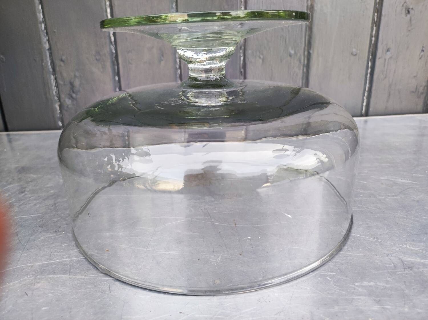 Bubble glass fruit bowl, 1970