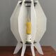 White accrylic wire table lamp 1970s