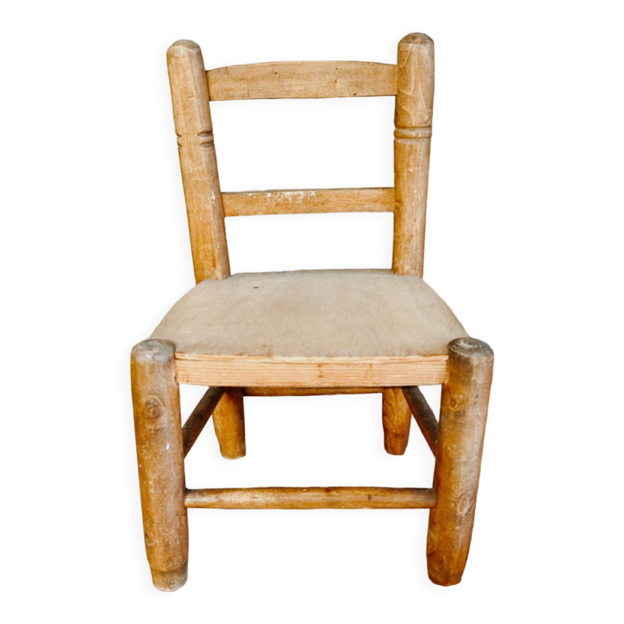 Vintage child brutalist chair