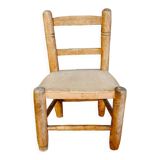 Vintage child brutalist chair