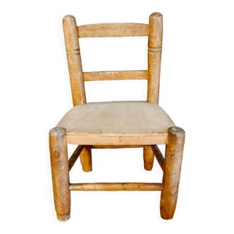 Vintage child brutalist chair